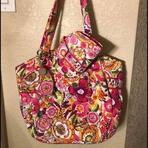 Vera Bradley purse and matching wallet
